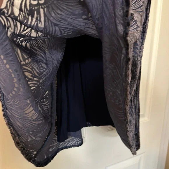 Free People blue velvet dress Medium - Picture 4 of 9